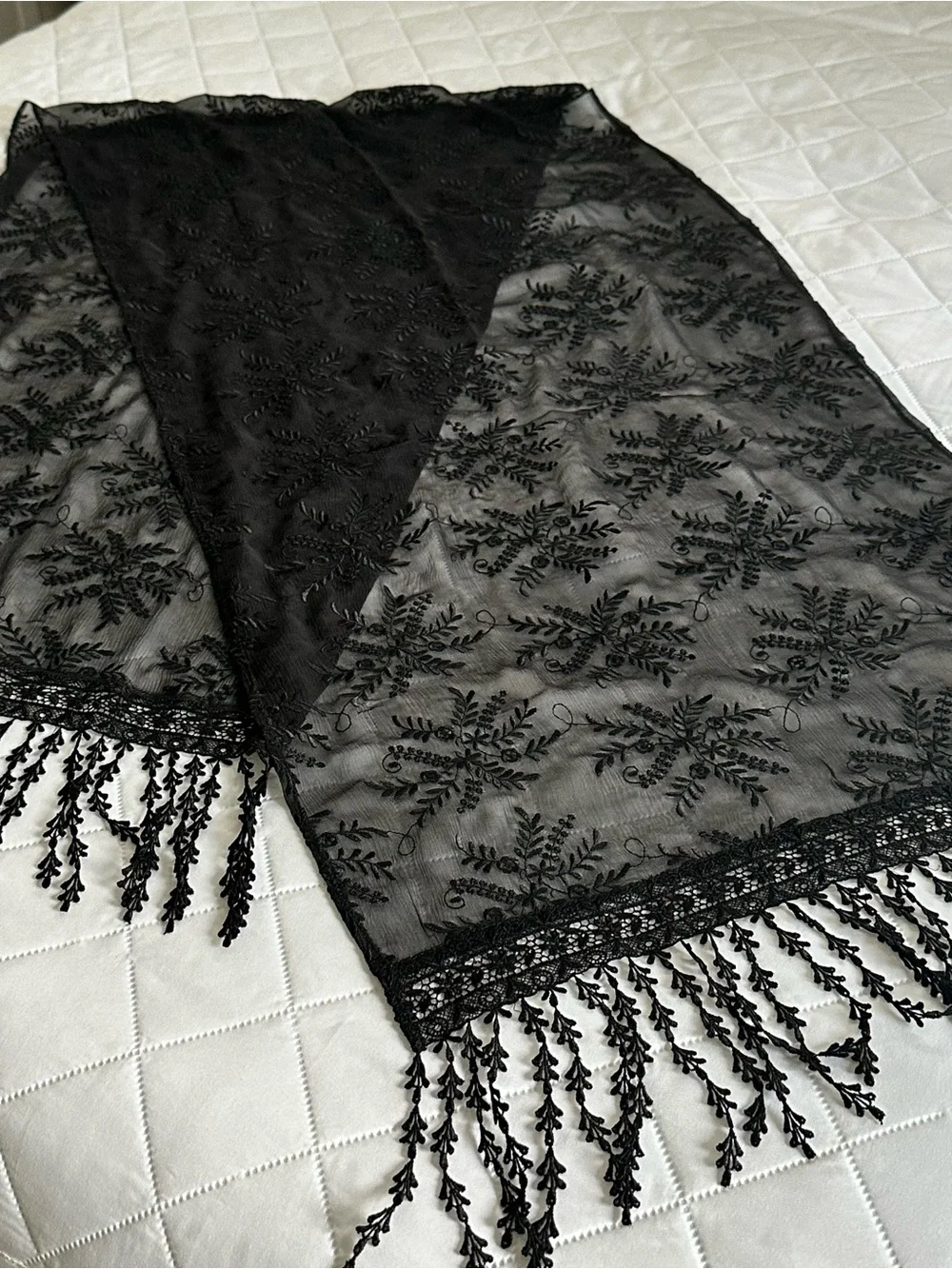 Kitty Fisher Black Silk Wrap NEW